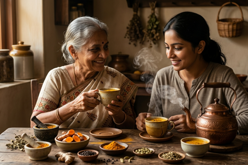 El Antiguo Ritual Del Té De Cúrcuma Que Está Volviendo A Llamar La Atención