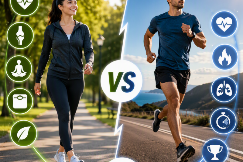 ¿Es Mejor Caminar o Correr? Beneficios, Diferencias y Cómo Elegir la Mejor Opción para Ti