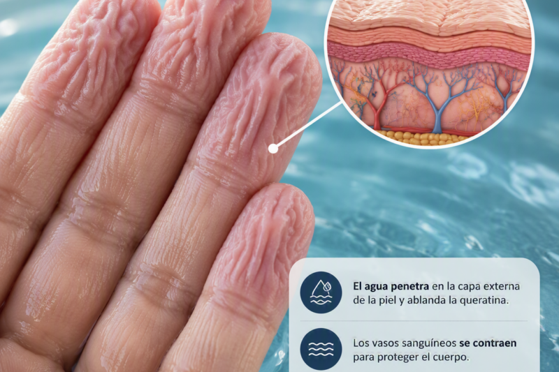 ¿Por Qué La Piel Se Arruga Después De Estar Mucho Tiempo En El Agua?