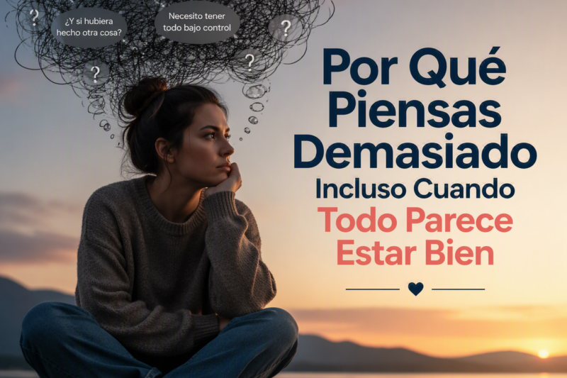 Por Qué Piensas Demasiado Incluso Cuando Todo Parece Estar Bien