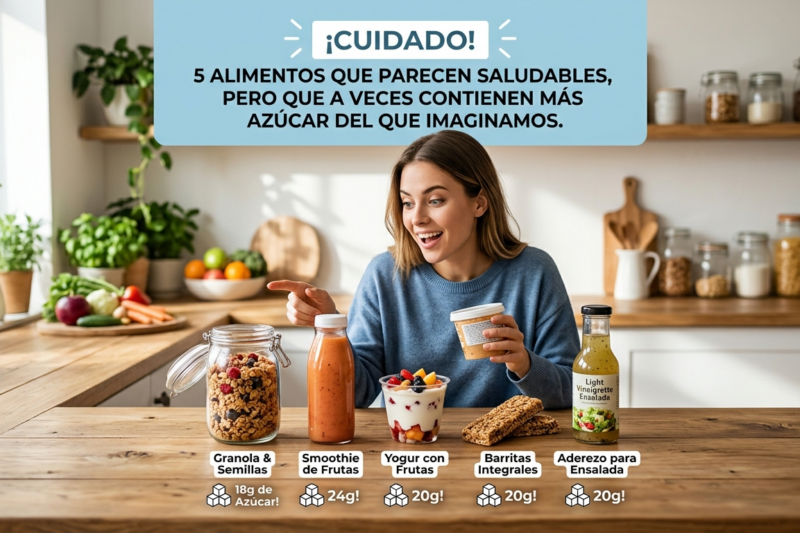 5 Alimentos Que Parecen Saludables, Pero Que A Veces Contienen Más Azúcar Del Que Imaginamos
